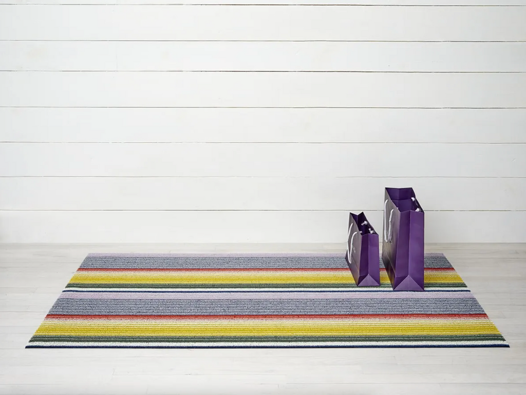 Chilewich Easy Care Bounce Stripe Shag Doormat