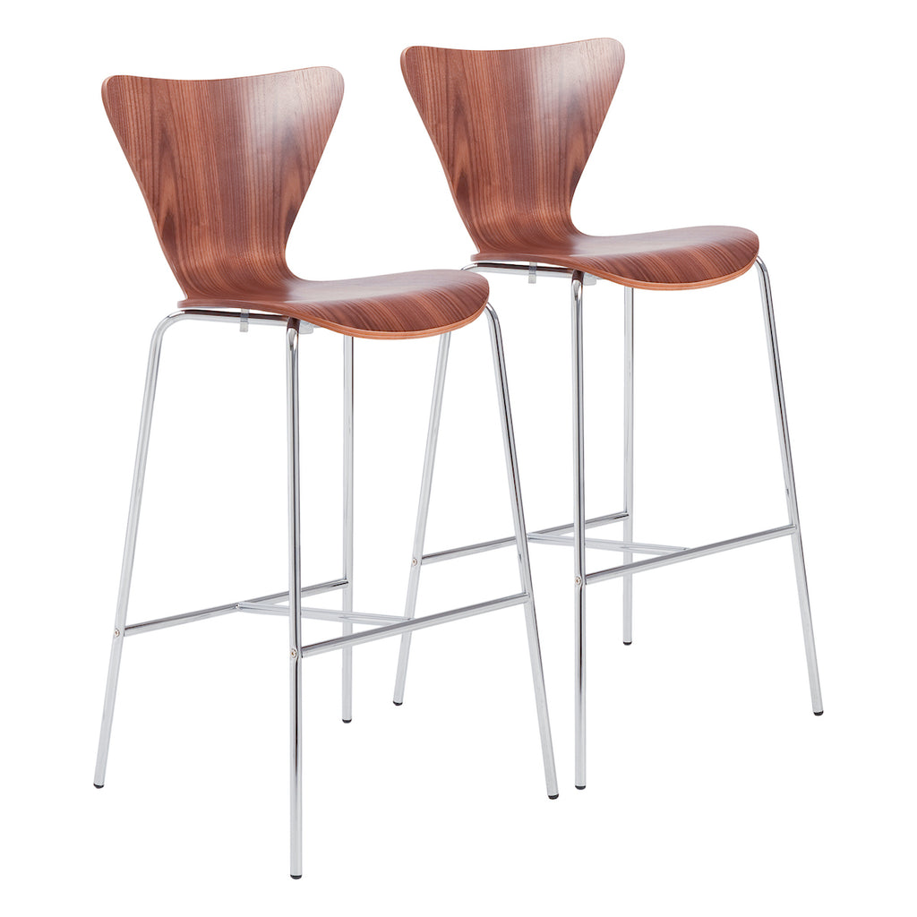 Bar stools discount with chrome legs