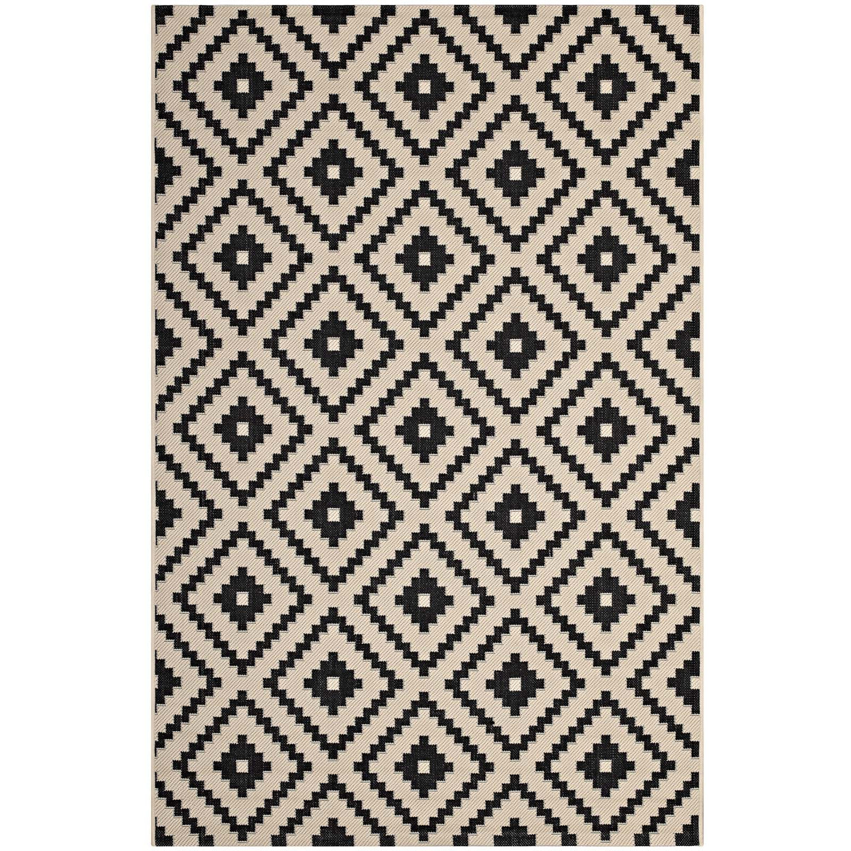 Perplex Geometric Diamond Trellis Indoor and Outdoor Rug – H3K Home ...